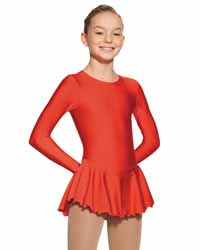 Mondor Classic Skirt Shinny Nylon Lined Front Dress Child 8-10