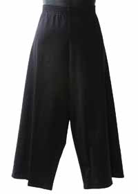 3204 Motionwear GoWear Clamdigger Black Pant Adult XL