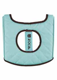 Zuca Seat Cushion Turquoise/Brown