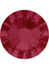 Ruby 16SS Round Flatback NoHotfix Platinum Foiling 2058