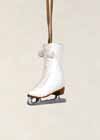 * Outdoor Ice Skate Ornament White *