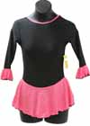 Consignment Chloe Noel Black Fleece Pink Sparkle Ruff Child 6-8