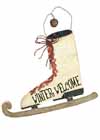 Skate Sign "Winter Welcome"